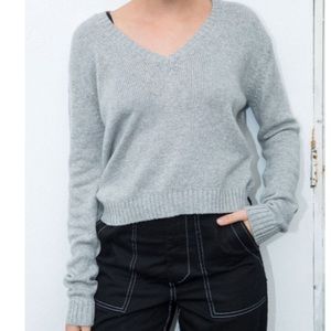 Brandy Melville Grey Leigh Sweater